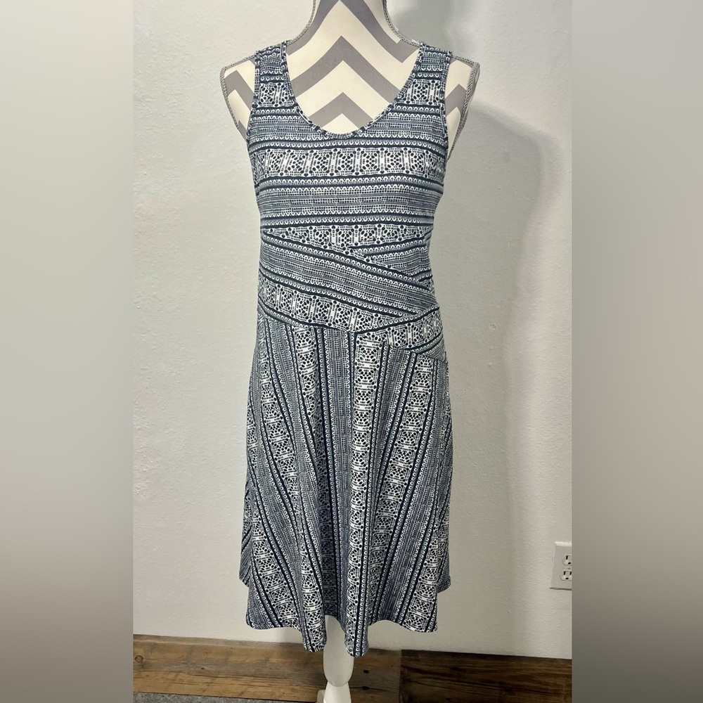 Prana Black and White Sundress